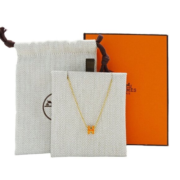 HERMES Orange Necklace - Picture 9 of 10